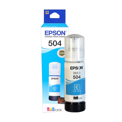 Botella de tinta Epson T504220-AL, Cyan (T504220-AL-B)