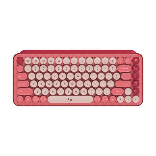 Teclado Logitech Pop Keys Multi-Device Bluetooth Coral Rose (920-010715-B)