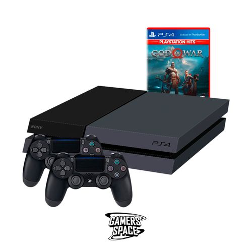 Playstation 4 Reacondicionada PS4 FAT 500GB con 2 mandos + GOW4