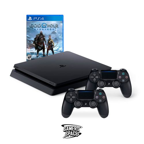 Playstation 4 Reacondicionada PS4 SLIM 1TB con 2 mandos + GOW5