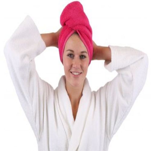 Turbante Fucsia de Algodón Nacional de 380 GR
