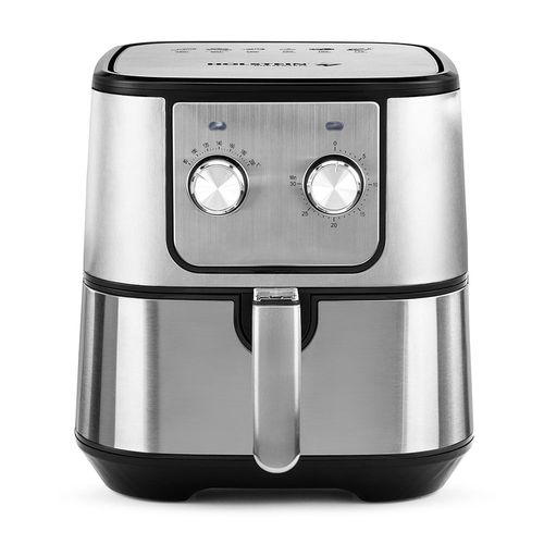 Freidora de Aire Holstein HH-09202009B 5.5L 1700W Negro/Plata - Panel Análogo