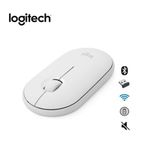 Mouse-Logitech-Pebble-M350-Bluetooth-Blanco-