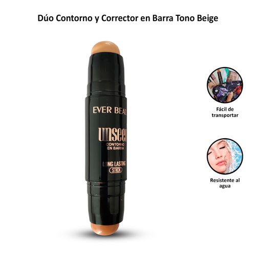 Dúo Contorno Corrector Facial Ever Beauty Beige 05