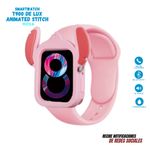 Smartwatch-T900-De-Lux-Animated-Stitch-Rosa