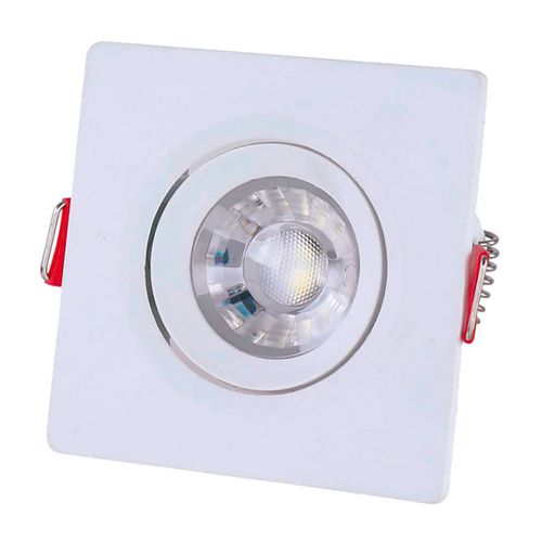 Spot Led Tramontina 6500k Cuadrado 3w Luz Fría