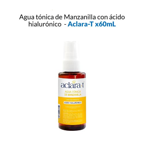Agua tónica de Manzanilla con ácido hialurónico - Aclara-T 60ml