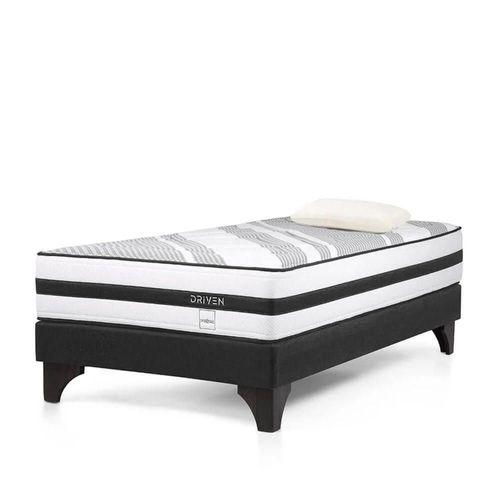 Cama Europea Driven 1.5 Plazas + 1 Almohada Memory Max