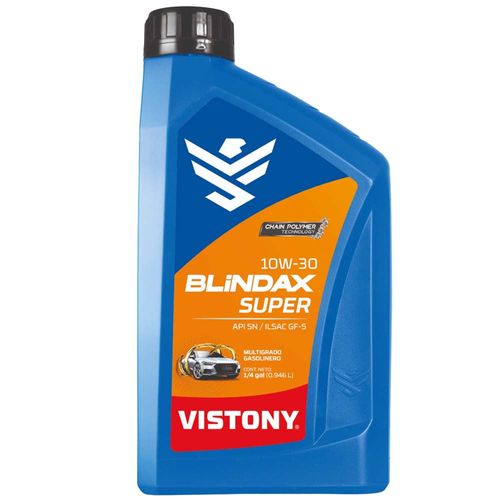 Lubricante para Auto VISTONY Blindax Super 10W30 1/4 gl