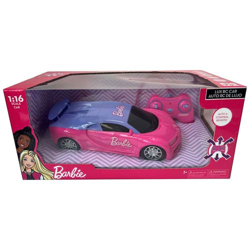 VehÍculo BARBIE Radio ControlLux Car 1:16