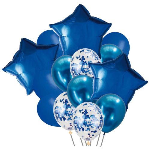 Globos OLEGO Bouquette Azul 14un