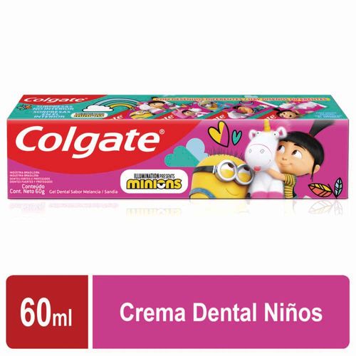 Crema Dental Kids COLGATE Agnes y Fluffy Tubo 60g