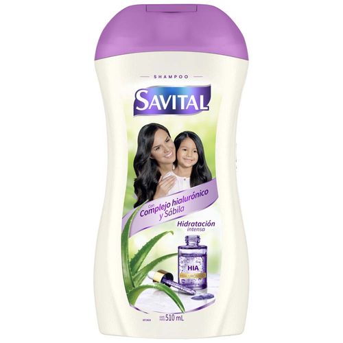 Shampoo SAVITAL Ácido Hiarulónico Frasco 510ml