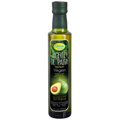 Aceite de Palta Virgen OLIVOS DEL SUR Botella 250ml