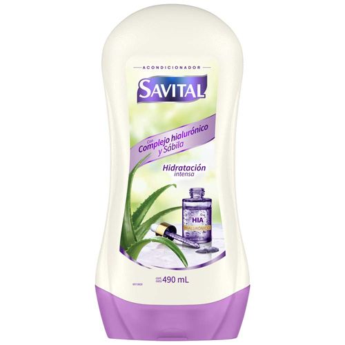 Acondicionador SAVITAL Ácido Hiarulónico Frasco 490ml