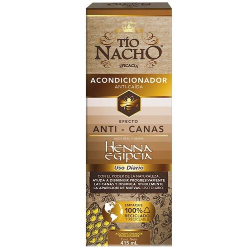 Acondicionador TÍO NACHO Anti-Canas Frasco 415ml