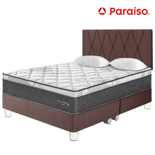 Dormitorio PARAISO Pocket Star King+ Cabecera Loft Chocolate