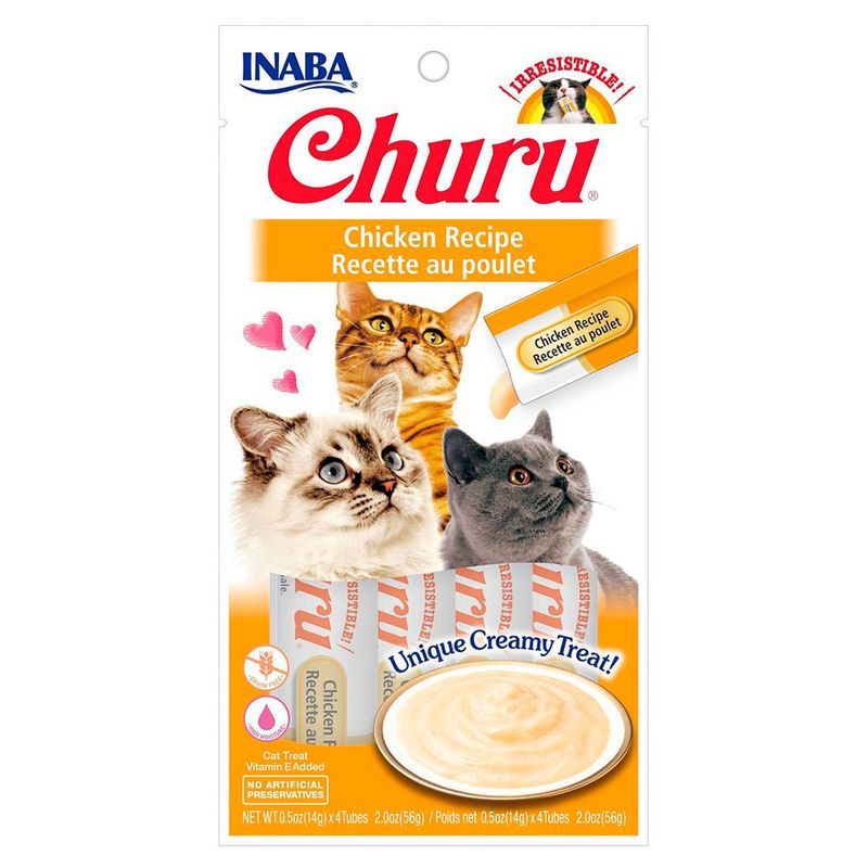 Pure-Pate-Snack-Cremoso-para-Gatos-Churu-Sabor-Pollo-56g