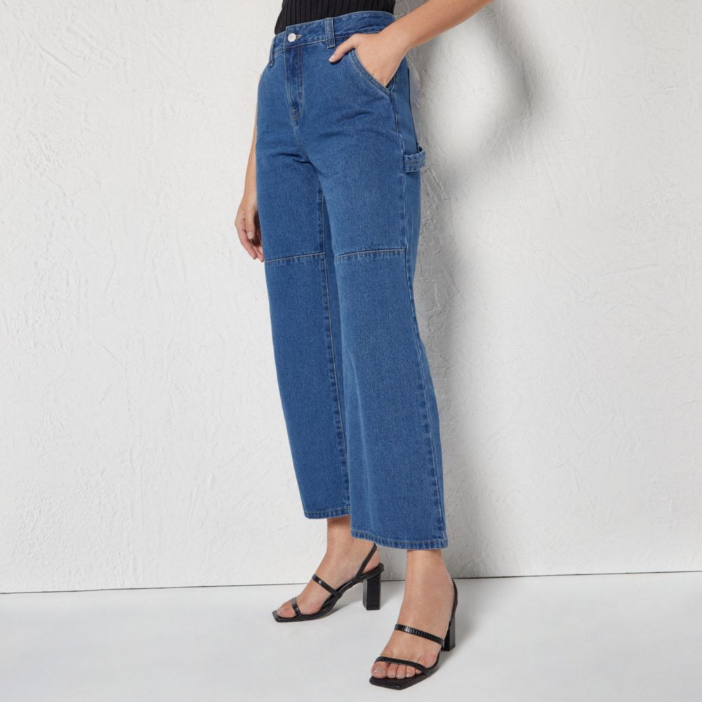 Pantalon Malabar Pinzas Mujer 