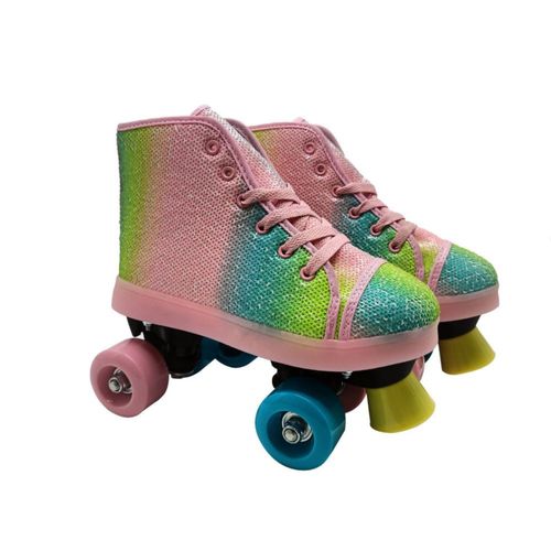 Patines Para Niños Circus Lentejuela Talla 36