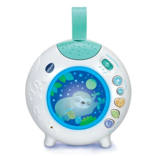 Proyector Portátil Para Cuna De Bebe Vtech Duerme Conmigo Celeste