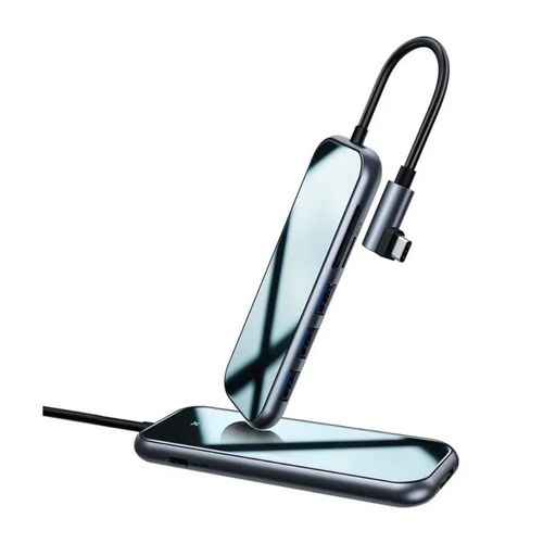 Puerto HUB Baseus Tipo C 6 en 1 - Negro