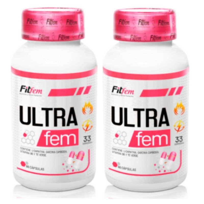 TERMOGENICO-2-FRASCOS-ULTRAFEM-66-CAPSULAS-FITFEM