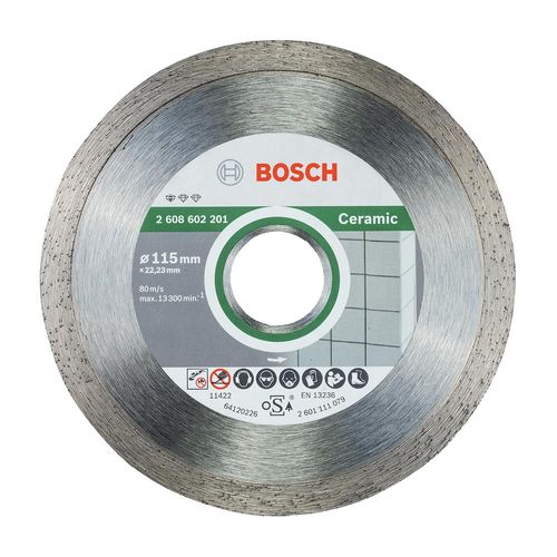 Disco diamantado Bosch standard para cerámica y azulejos 115mm