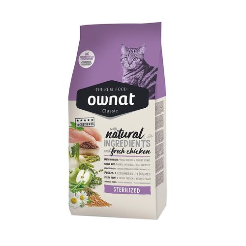 Ownat Classic para Gatos Esterilizados 1.5Kg