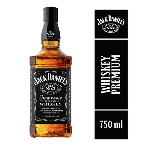 Whisky JACK DANIEL'S Old N°7 Botella 750ml