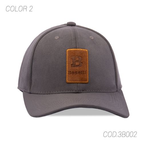 GORRA CON BROCHE HOMBRE 3B002 BOSELLI gris - 1017336