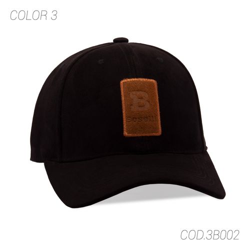 GORRA CON BROCHE HOMBRE 3B002 BOSELLI negro - 1017337