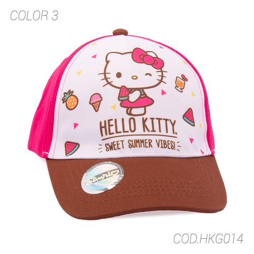 GORRA CON BROCHE MUJER HKG014 HELLO KITTY MarrÃ³n - 1017166