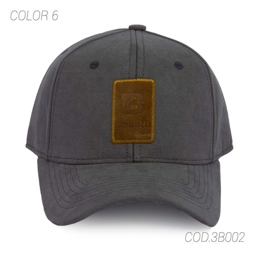 GORRA CON BROCHE HOMBRE 3B002 BOSELLI Gris - 1019259