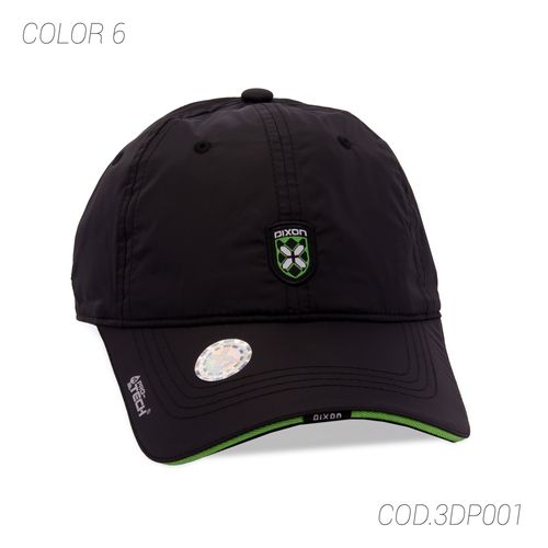 GORRA CON BROCHE UNISEX 3DP001 DIXON Negro_Verde - 1016816