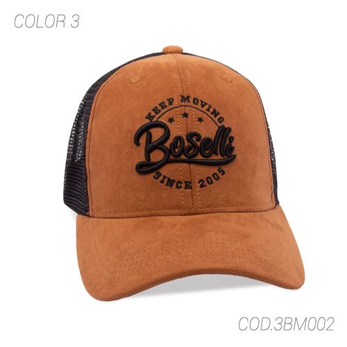 GORRA MALLA HOMBRE 3BM002 BOSELLI MarrÃ³n_Negro - 1018489