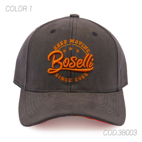 GORRA CON BROCHE HOMBRE 3B003 BOSELLI GRIS - 1019261