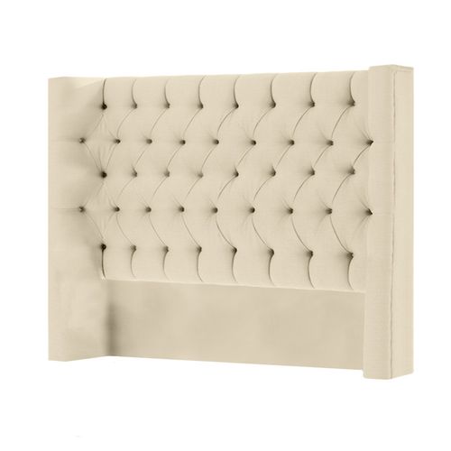 CABECERA KNIGHTSBRIDGE MAVISAC PLAZA KING COLOR MARFIL - TELA