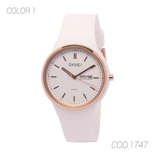 RELOJ ACUATICO MUJER 1747 SKMEI - 1018784