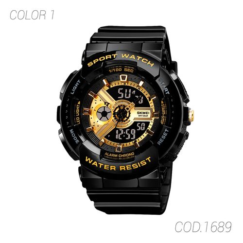 RELOJ ACUATICO MUJER 1689 SKMEI - 1014540