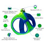 -Arnes-De-Perro-Doco-Net-M-Verde-5-A-7-Kg-Con-Regalo