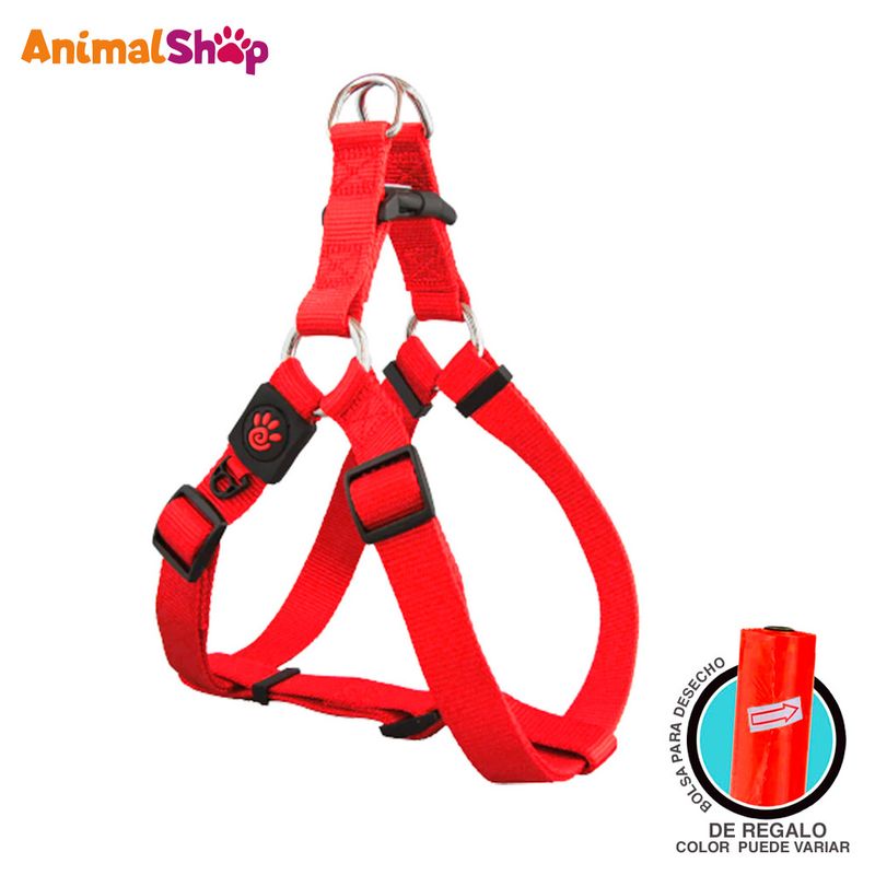 -Arnes-De-Perro-Doco-Ajustable-L-Rojo-65-A-99-Cm-Con-Regalo