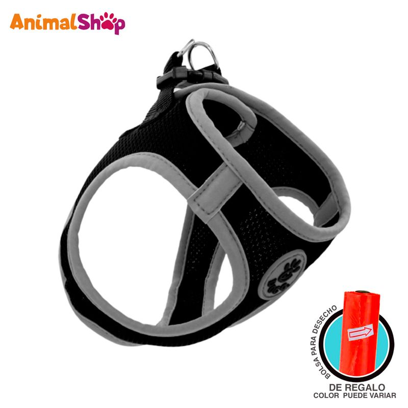 -Arnes-De-Perro-Doco-Athletica-L-Negro-47-A-50-Cm-Y-Regalo