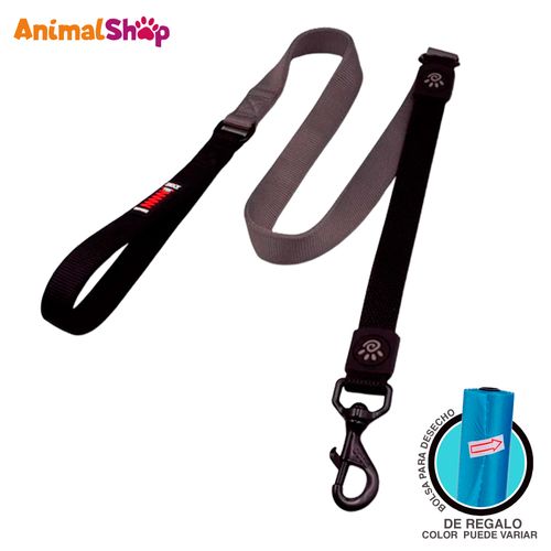 Correa De Perro Doco Shock Bungee L Plomo 120 Cm Y Regalo