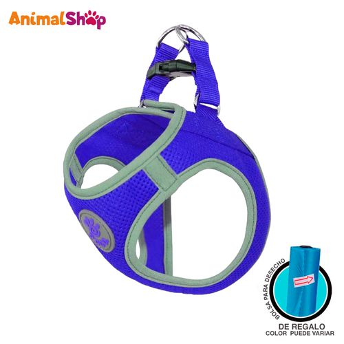 Arnes De Perro Doco Athletica Talla L Azul 37-40Cm/7-9 Kg