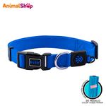 Collar-Para-Perro-Doco-Nylon-Ajustable-Xs-Azul-10-X-21-30Cm