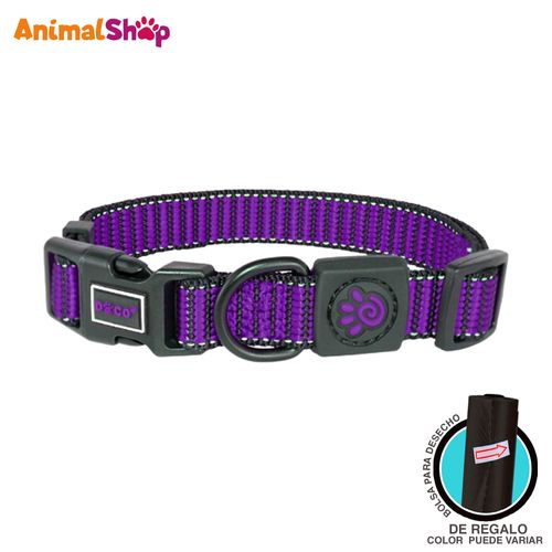 Collar De Perro Doco Nylon Martini Ajustable Talla Xs Morado