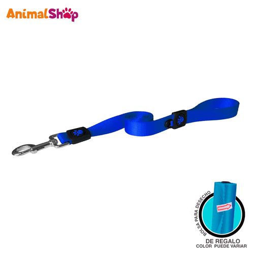 Correa De Perro Doco Nylon 4Ft Talla M Azul 2.0 X 120Cm
