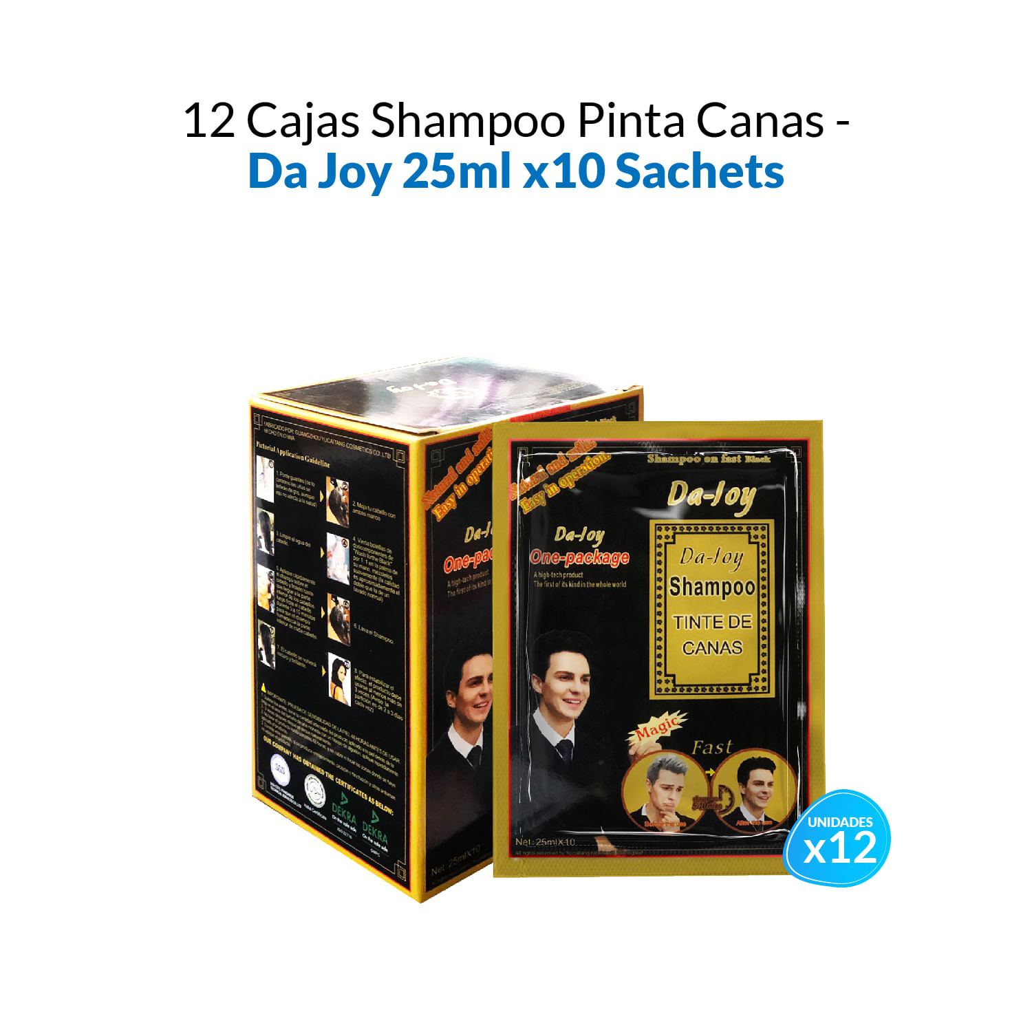 12 Shampoo Pinta Canas Da Joy 25ml x10 Sachets copy Shopstar
