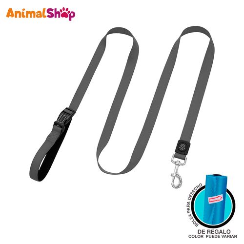 Correa De Perro Doco Hands Free 6Ft Talla M Gris 1.8Cm